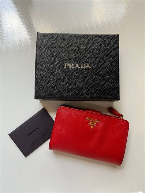 prada fold wallet